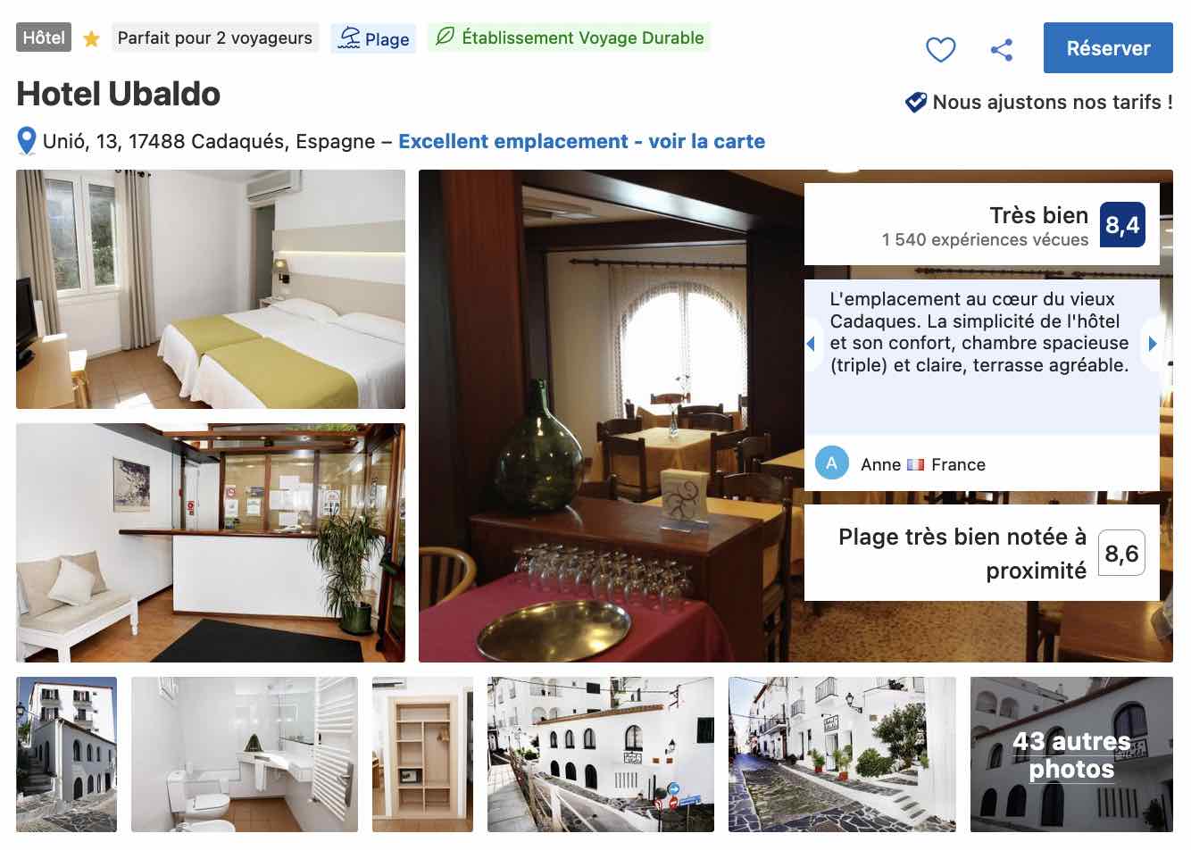 hotel-confortable-centre-historique-cadaques-maison-blanche