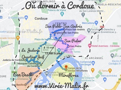 Où dormir à Cordoue ? Dans quel quartier se loger à Cordoue ?