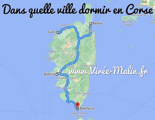 Où dormir en Corse ? Dans quelle ville dormir en Corse ?