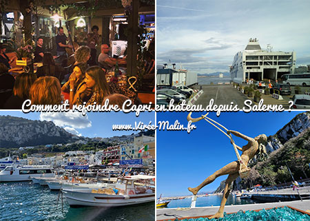 Comment rejoindre Capri en bateau depuis Salerne ?