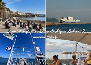 Comment rejoindre Sorrento depuis Salerne en bateau Ferry