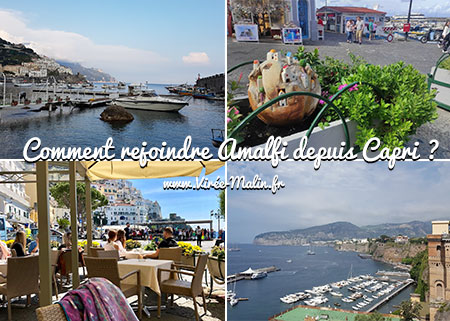 Comment rejoindre Amalfi depuis Capri ?