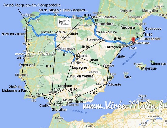 Votre road trip en Espagne !
