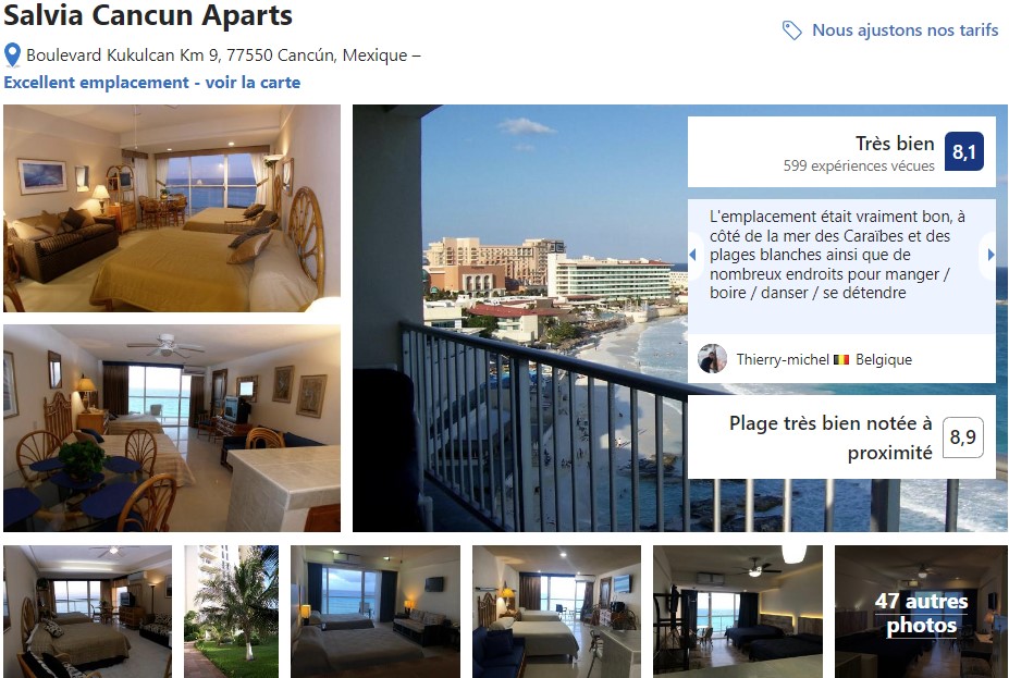 appartement-Cancun-proche-plage-bar-club