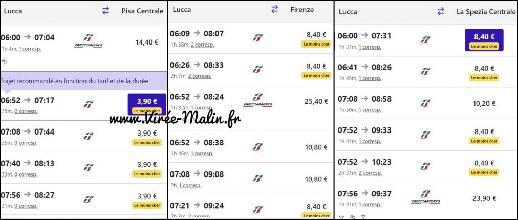 horaire-train-lucques-Pise-Florence-La-Spezia