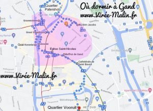 Où dormir à Gand  ? Dans quel quartier loger à Gand ?