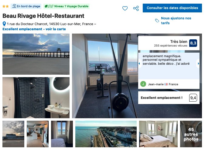 hotel-luc-sur-mer-confortable-et-propre