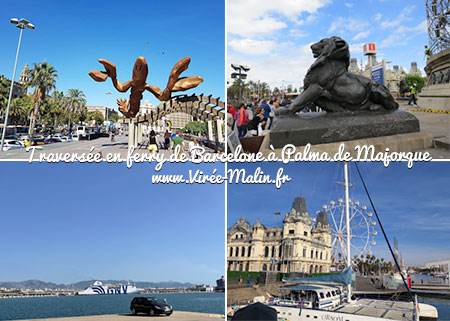 Traversée en ferry de Barcelone à Palma de Majorque !