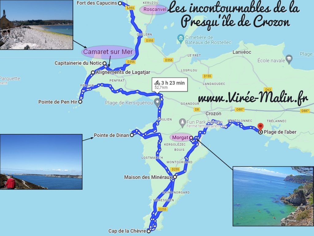 carte-incontournables-visiter-Presquile-Crozon