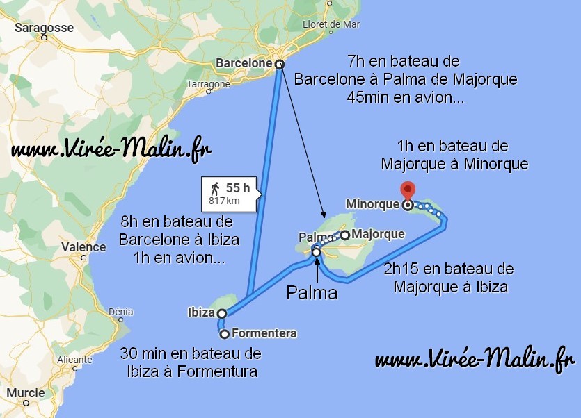 Ferries de à Majorque, Horaires des traversées! ViréeMalin.fr — free download